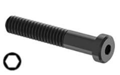 Low Head Socket Head Cap Screw Black Steel 1/2-13 * 3" Grade 8 [Cup Point] [Allen Drive]