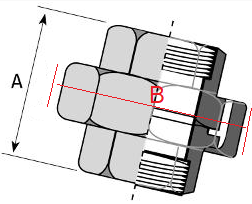 Low Pressure Threaded Union Straight Connector 316 Stainless Steel 3-8 [Female NPT]