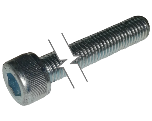 Metric Socket Head Cap Screw Black-Oxide Alloy Steel Full Thread M3 * 0.5 * 10MM Grade 12.9 [Allen Key]