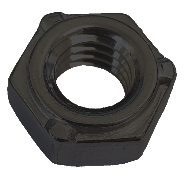 Welding Nut Black Steel 3/8-16 Grade 2