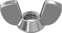 Wing Nut Fine Thread Zinc 10-32 Grade 2